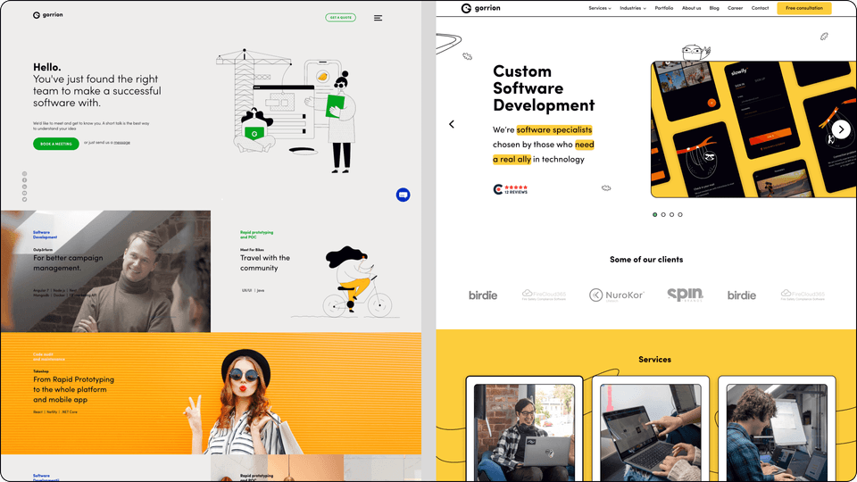 gorrion-redesgin-website